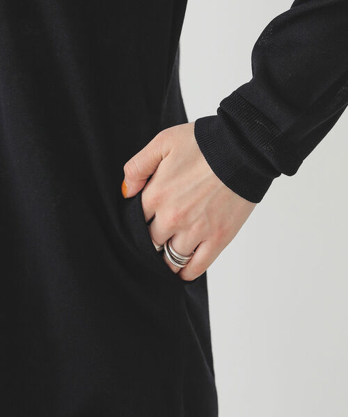 B:MING by BEAMS（ビーミングバイビームス）の「B:MING by BEAMS / ウォッシャブル ロング カーディガン 22SS（カーディガン/ボレロ・レディース・アイボリー/ブラック/ライトグレー系・ONE SIZE）」の17枚目の写真