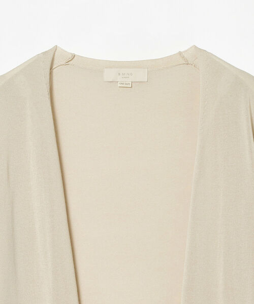 B:MING by BEAMS（ビーミングバイビームス）の「B:MING by BEAMS / ウォッシャブル ロング カーディガン 22SS（カーディガン/ボレロ・レディース・アイボリー/ブラック/ライトグレー系・ONE SIZE）」の20枚目の写真