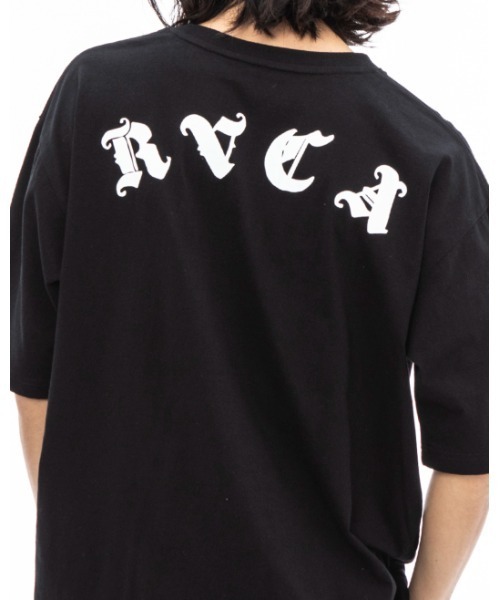 RVCA Tシャツ 半袖 バックロゴ オーバーサイズ 綿100％ サマーセール】RVCA ルーカ 半袖Tシャツ トップス メンズ ロゴ
