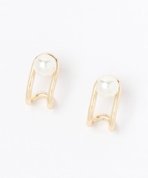 パールアシメフープピアス / 271655