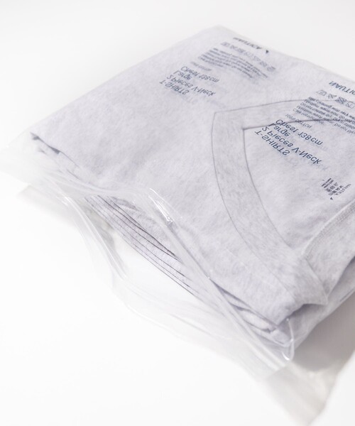 NAUTICA（ノーティカ）の「NAUTICA/ノーティカ 2-Pack V-neck Tee（Tシャツ/カットソー・メンズ・ホワイト/グレー・SMALL/MEDIUM/LARGE）」の4枚目の写真