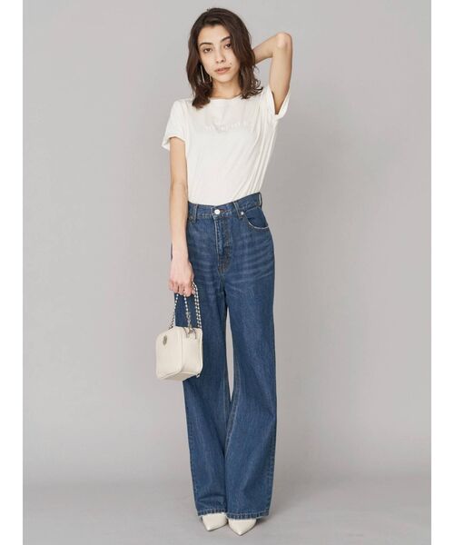 EVRIS(エヴリス)の「Embroidary Tシャツ(Tシャツ/カットソー・レディース・ホワイト/ブラック/ベージュ/グリーン・FREE)」の17枚目の写真