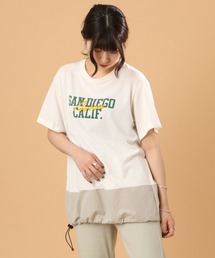 AVIREX | COLOR COMBI EMBROIDERY T-SHIRT/ カラーコンビ刺繍ティーシャツ(Tシャツ/カットソー)