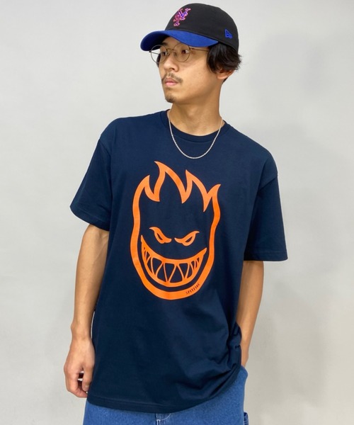 spitfire（スピットファイア）の「【ムラサキスポーツ限定】SPITFIRE/スピットファイア オーバーサイズ フロントプリント 半袖Tシャツ BIGHEAD（Tシャツ/カットソー・メンズ・ホワイト/ネイビー/グリーン/ブラック/グレー/ネイビー系/カーキ/ブラック×カーキ/ベージュ系その他・M/L/XL）」の8枚目の写真