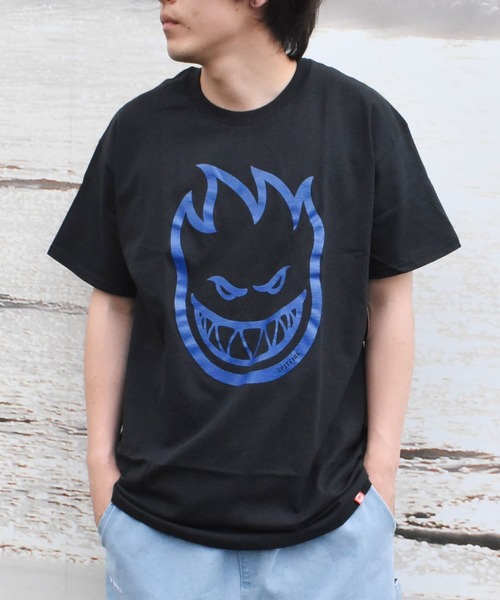 spitfire（スピットファイア）の「【ムラサキスポーツ限定】SPITFIRE/スピットファイア オーバーサイズ フロントプリント 半袖Tシャツ BIGHEAD（Tシャツ/カットソー・メンズ・ホワイト/ネイビー/グリーン/ブラック/グレー/ネイビー系/カーキ/ブラック×カーキ/ベージュ系その他・M/L/XL）」の3枚目の写真