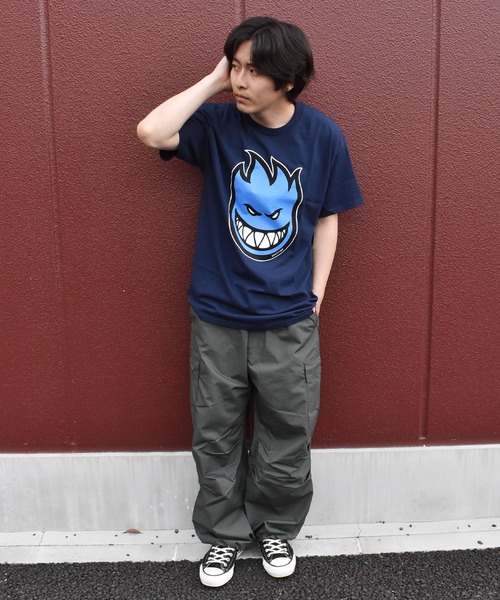 spitfire（スピットファイア）の「【ムラサキスポーツ限定】SPITFIRE/スピットファイア オーバーサイズ フロントプリント 半袖Tシャツ BIGHEAD（Tシャツ/カットソー・メンズ・ホワイト/ネイビー/グリーン/ブラック/グレー/ネイビー系/カーキ/ブラック×カーキ/ベージュ系その他・M/L/XL）」の20枚目の写真