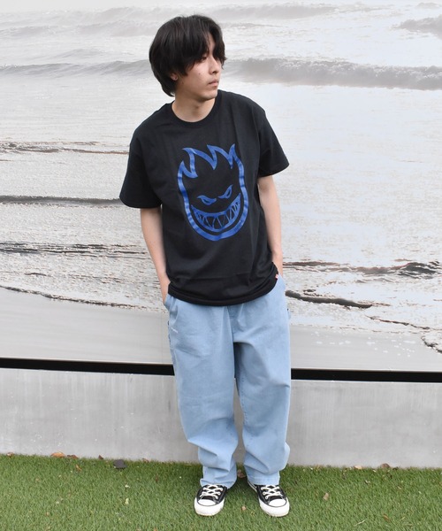 spitfire（スピットファイア）の「【ムラサキスポーツ限定】SPITFIRE/スピットファイア オーバーサイズ フロントプリント 半袖Tシャツ BIGHEAD（Tシャツ/カットソー・メンズ・ホワイト/ネイビー/グリーン/ブラック/グレー/ネイビー系/カーキ/ブラック×カーキ/ベージュ系その他・M/L/XL）」の12枚目の写真