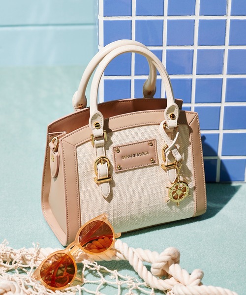 SAMANTHAVEGA（サマンサベガ）の「マリンモチーフハンドバッグ（ハンドバッグ・レディース・ブラック/ブラウン/グレイッシュベージュ・FREE）」の3枚目の写真