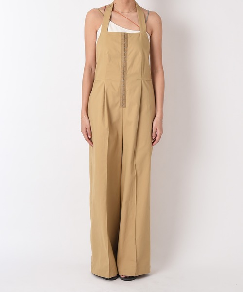 AKTE（アクテ）の「ホルターネックコンビネゾン（サロペット