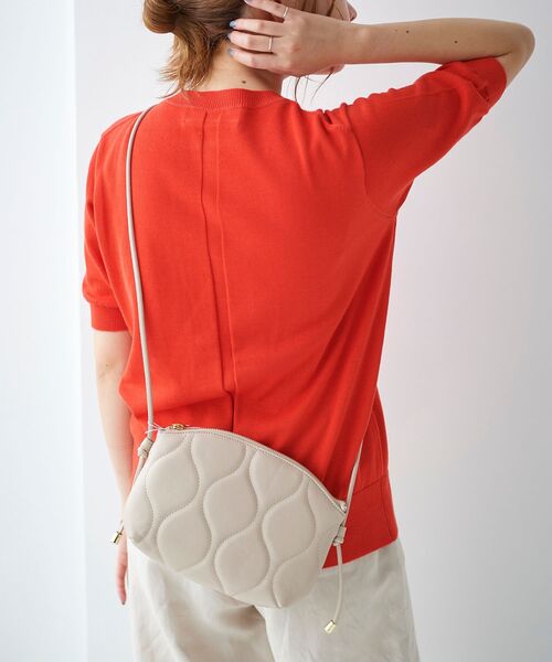 le.coeur blanc（ルクールブラン）の「キルティングショルダーバッグ（ショルダーバッグ・レディース・ベージュ/ライトグレー・FREE）」の13枚目の写真