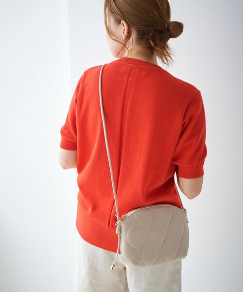 le.coeur blanc（ルクールブラン）の「キルティングショルダーバッグ（ショルダーバッグ・レディース・ベージュ/ライトグレー・FREE）」の14枚目の写真