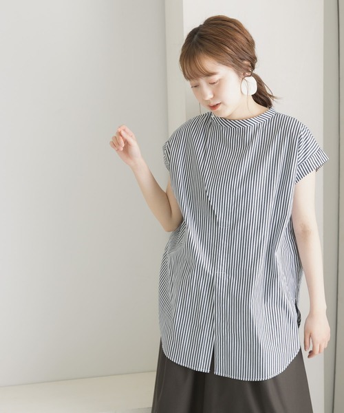 LAATO（ラート）の「2WAY BANDCOLLAR SUMMER SHIRTS（シャツ/ブラウス・レディース・ブラック/ベージュ/ピンク・FREE）」の22枚目の写真