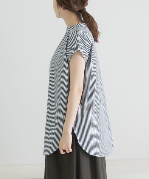 LAATO（ラート）の「2WAY BANDCOLLAR SUMMER SHIRTS（シャツ/ブラウス・レディース・ブラック/ベージュ/ピンク・FREE）」の17枚目の写真