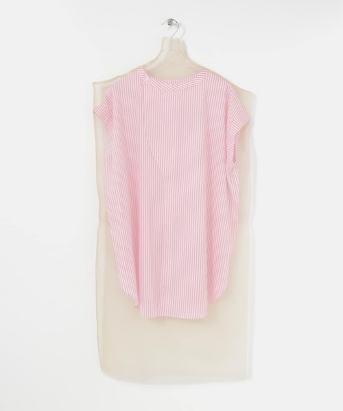 LAATO（ラート）の「2WAY BANDCOLLAR SUMMER SHIRTS（シャツ/ブラウス・レディース・ブラック/ベージュ/ピンク・FREE）」の18枚目の写真