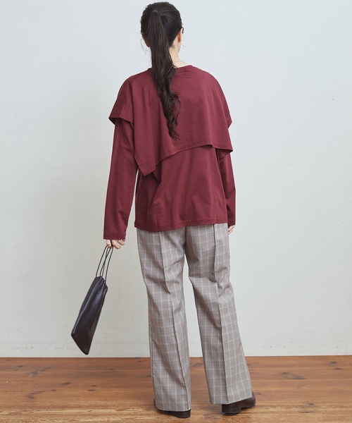 fig London パッチワーク　ツイード　ミックス　パンツ　フィグロンドン fig London パッチワーク ツイード ミックス パンツ フィグ