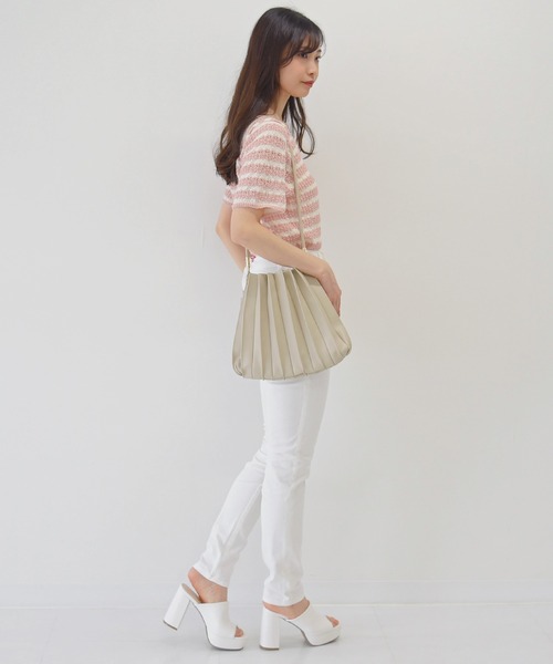 sango（sango）の「透かし編みぽこぽこニットプルオーバー（ニット/セーター・レディース・サックスブルー/ミント/ライトピンク・FREE）」の22枚目の写真