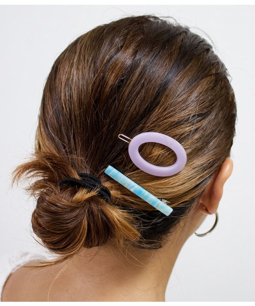 bibmilk(ビブミルク)の「BIBMILK BAR CLIP 6cm(バレッタ/ヘアクリップ・キッズ・ローズ/ピンク/ゴールド系/グリーン/ブルー・ONE SIZE)」の10枚目の写真