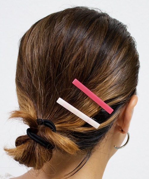 bibmilk(ビブミルク)の「BIBMILK BAR CLIP 6cm(バレッタ/ヘアクリップ・キッズ・ローズ/ピンク/ゴールド系/グリーン/ブルー・ONE SIZE)」の9枚目の写真