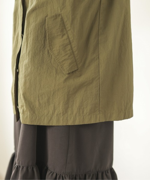 ANGIE（アンジー）の「スタンドカラーミリタリーベスト（ベスト・レディース・ブラック/カーキ/アイボリー・FREE）」の5枚目の写真