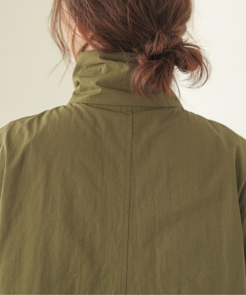 ANGIE（アンジー）の「スタンドカラーミリタリーベスト（ベスト・レディース・ブラック/カーキ/アイボリー・FREE）」の7枚目の写真