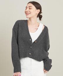 BEAUTY&YOUTH UNITED ARROWS | 5GウールVネックショートカーディガン(カーディガン/ボレロ)