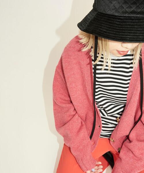 BEAUTY&YOUTH UNITED ARROWS（ビューティーアンドユースユナイテッドアローズ）の「5GウールVネックショートカーディガン（カーディガン/ボレロ・レディース・オフホワイト/ピンク/ライム/ダークグレー/ロイヤルブルー/レッド・FREE）」の21枚目の写真