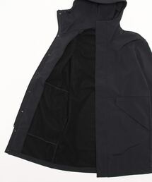 美品 デサント ポーズ L フーデッド オーバーコート ブラウン 撥水 軽量 美品 デサント ポーズ L フーデッド オーバーコート ブラウン 撥