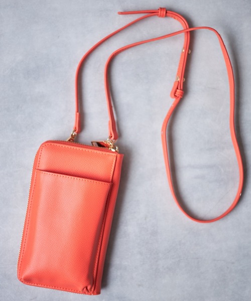 deux amour（ドゥーザムール）の「携帯ウオレットバッグ（ボディバッグ/ウエストポーチ・レディース・ブラック/シルバー/ゴールド/オレンジ/グリーン・FREE(9)）」の3枚目の写真