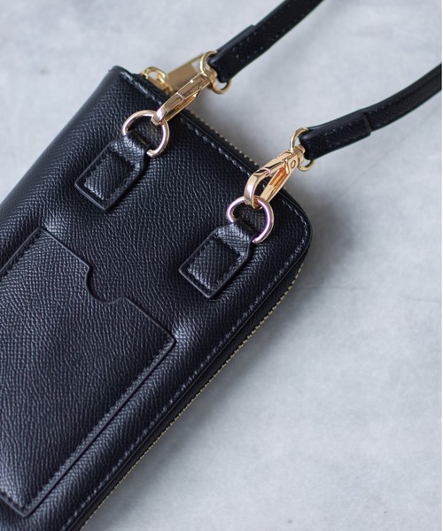 deux amour（ドゥーザムール）の「携帯ウオレットバッグ（ボディバッグ/ウエストポーチ・レディース・ブラック/シルバー/ゴールド/オレンジ/グリーン・FREE(9)）」の17枚目の写真