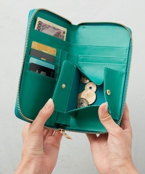 deux amour（ドゥーザムール）の「携帯ウオレットバッグ（ボディバッグ/ウエストポーチ・レディース・ブラック/シルバー/ゴールド/オレンジ/グリーン・FREE(9)）」の6枚目の写真