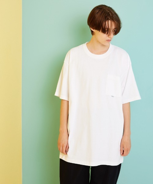 rehacer(レアセル)の「rehacer : Brand-new Days On HW Body / ブランニューデイズ オン ヘビーウェイト ボディー(Tシャツ/カットソー・メンズ・ホワイト/ブラック/カーキ・LARGE/X-LARGE/MEDIUM/SMALL)」の4枚目の写真