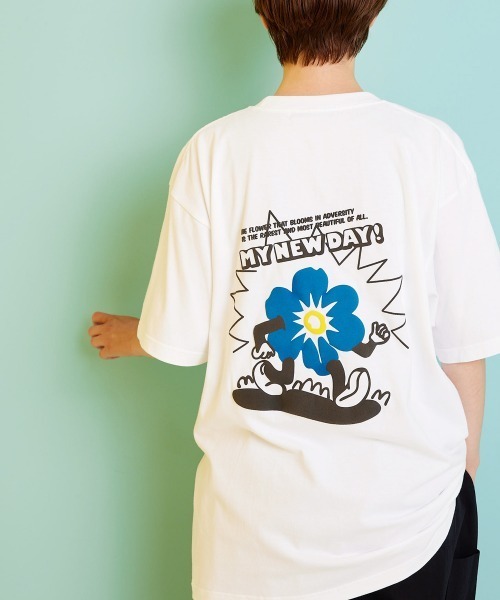 rehacer(レアセル)の「rehacer : Brand-new Days On HW Body / ブランニューデイズ オン ヘビーウェイト ボディー(Tシャツ/カットソー・メンズ・ホワイト/ブラック/カーキ・LARGE/X-LARGE/MEDIUM/SMALL)」の10枚目の写真
