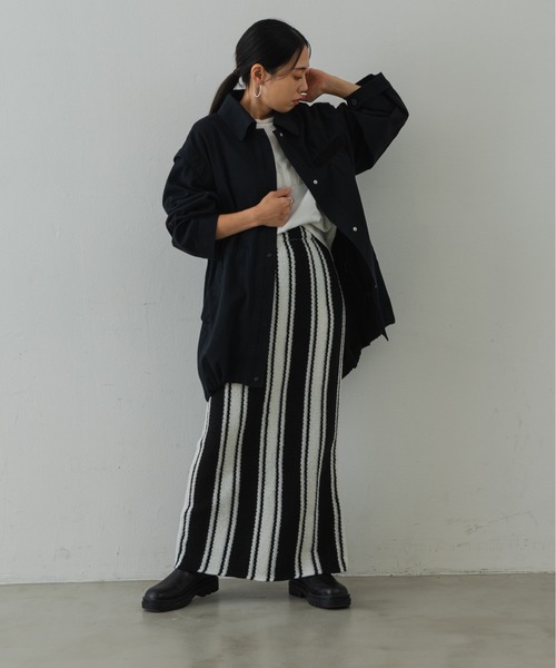 Shelly island（シェリーアイランド）の「2WAYミリタリージャケット/ベスト（ミリタリージャケット・レディース・ブラック/カーキ・M）」の6枚目の写真