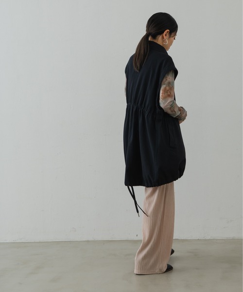 Shelly island（シェリーアイランド）の「2WAYミリタリージャケット/ベスト（ミリタリージャケット・レディース・ブラック/カーキ・M）」の9枚目の写真