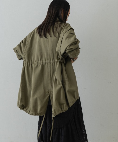 Shelly island（シェリーアイランド）の「2WAYミリタリージャケット/ベスト（ミリタリージャケット・レディース・ブラック/カーキ・M）」の20枚目の写真