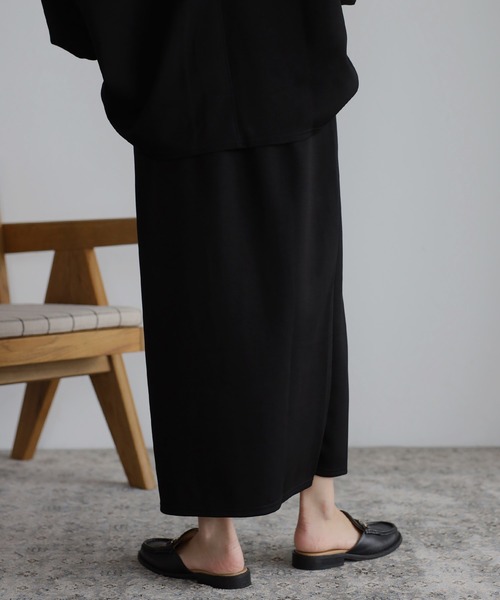 Bonjour Sagan（ボンジュールサガン）の「ストレッチスリットスカート（スカート・レディース・ブラック/ピンク/グレイッシュベージュ/テラコッタ・FREE）」の8枚目の写真