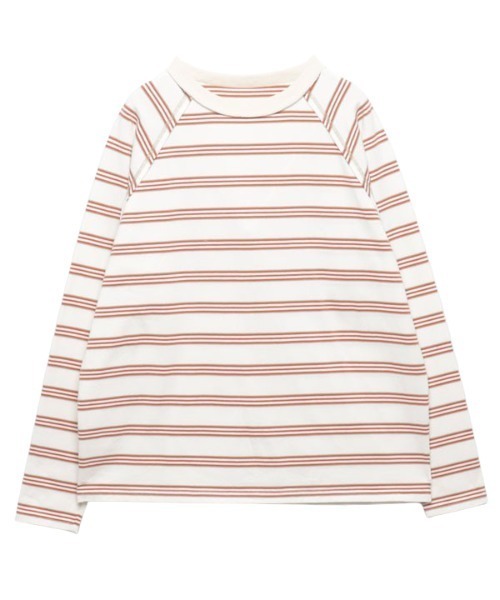 CREDONA（クレドナ）の「マルチボーダーLS（Tシャツ/カットソー・レディース・ピンク/オレンジ/グリーン・FREE）」の15枚目の写真