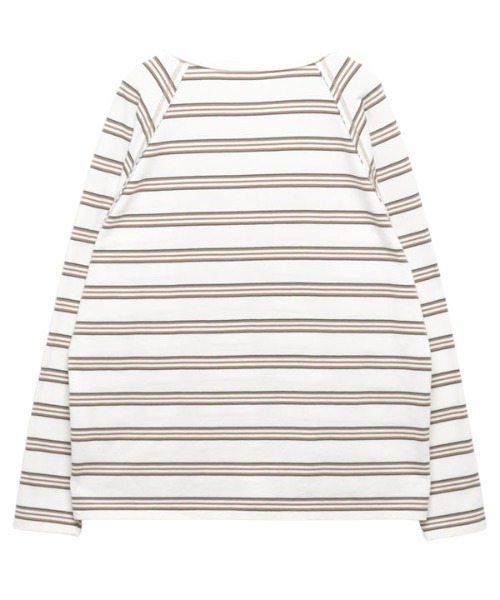 CREDONA（クレドナ）の「マルチボーダーLS（Tシャツ/カットソー・レディース・ピンク/オレンジ/グリーン・FREE）」の17枚目の写真