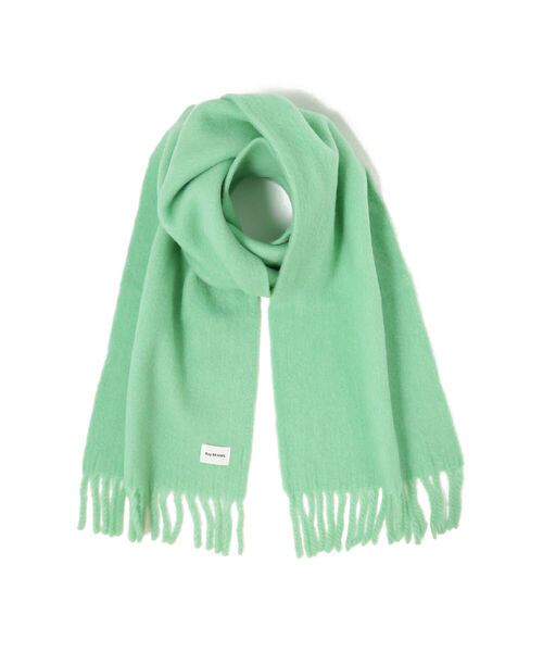 Ray BEAMS（レイビームス）の「Ray BEAMS / ブークレ ビッグ マフラー（マフラー・レディース・ミント/レッド・ONE SIZE）」の10枚目の写真