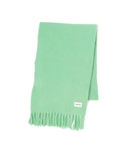 Ray BEAMS（レイビームス）の「Ray BEAMS / ブークレ ビッグ マフラー（マフラー・レディース・ミント/レッド・ONE SIZE）」の11枚目の写真