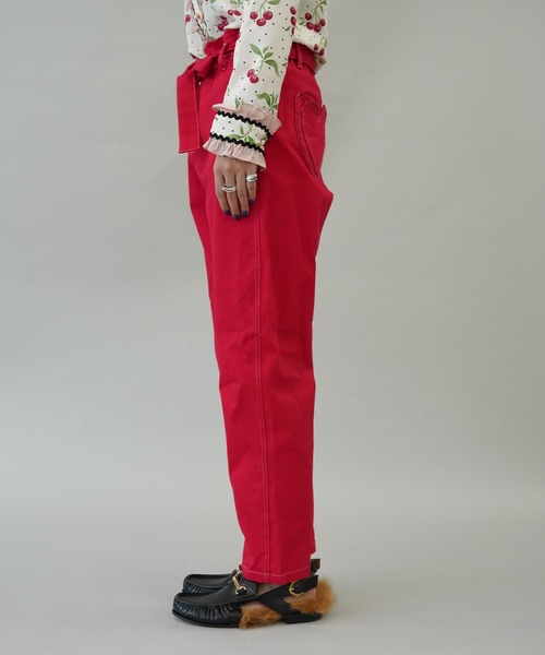 Sister Jane（シスタージェーン）の「SisterJane/シスタージェーン/High Rise Heart Trousers（その他パンツ・レディース・レッド・SMALL/MEDIUM）」の9枚目の写真