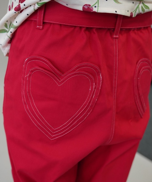 Sister Jane（シスタージェーン）の「SisterJane/シスタージェーン/High Rise Heart Trousers（その他パンツ・レディース・レッド・SMALL/MEDIUM）」の4枚目の写真
