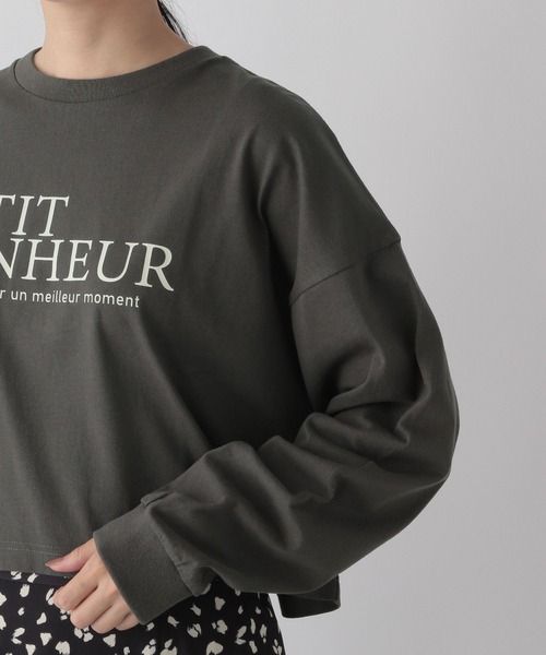 LOWRYS FARM（ローリーズファーム）の「ロゴショートプリントロンT