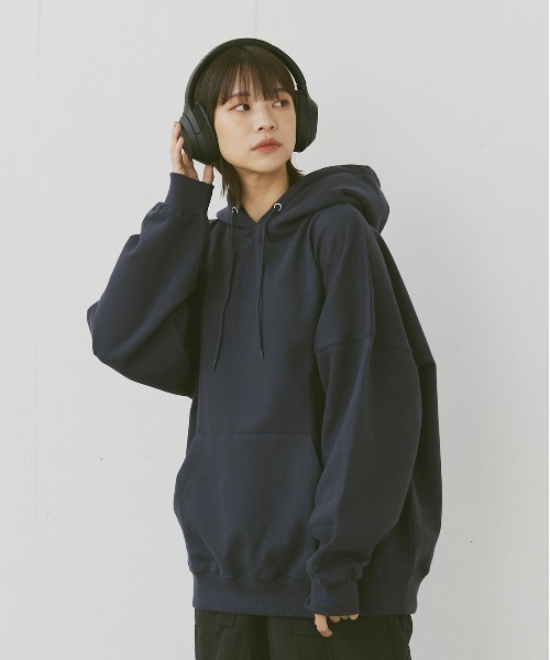 flaner（フラネ）の「Loose pocket hoodie/ルーズポケットフード