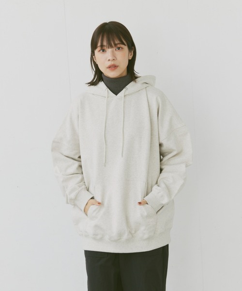 flaner(フラネ)の「Loose pocket hoodie/ルーズポケットフードパーカー(パーカー・レディース・ネイビー/ブラック/グレー・MEDIUM/LARGE)」の15枚目の写真