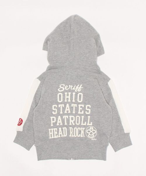HEAD ROCK（ヘッドロック）の「HEADROCK/ヘッドロック　フーデッドジップアップ（パーカー・キッズ・ネイビー/カーキ/グリーン系その他/グレー系その他/チャコールグレー/グレー・110cm/120cm/100cm/130cm/140cm/150cm）」の7枚目の写真