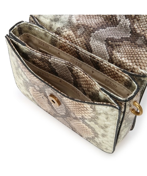 Guess（ゲス）の「RETOUR Mini Top Handle Crossbody（ショルダーバッグ・レディース・ブラウン・ONE SIZE）」の6枚目の写真