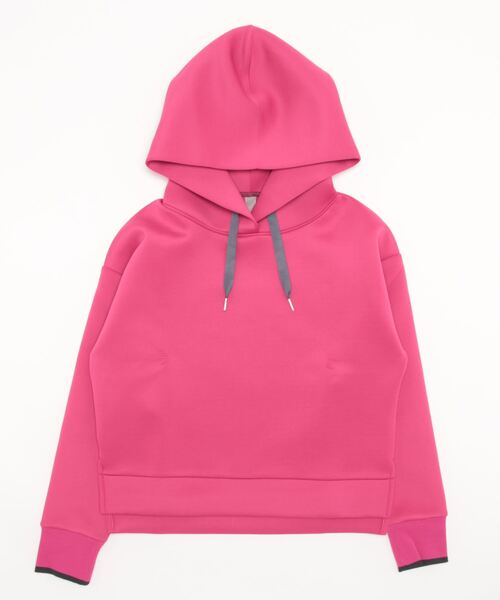 Q（キュー）の「ダンボールフードパーカー（パーカー・レディース・ブラック/ピンク/チャコールグレー/ライトグレー・MEDIUM）」の8枚目の写真