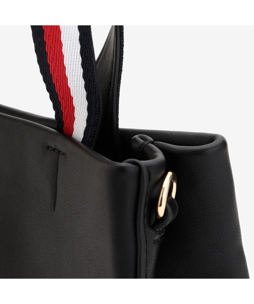 TOMMY HILFIGER(トミーヒルフィガー)の「2WAYマイクロショッパートートバッグ(トートバッグ・レディース・ベージュ/ブラック・FREE)」の10枚目の写真