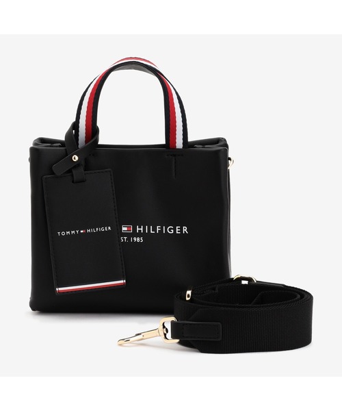 TOMMY HILFIGER(トミーヒルフィガー)の「2WAYマイクロショッパートートバッグ(トートバッグ・レディース・ベージュ/ブラック・FREE)」の19枚目の写真